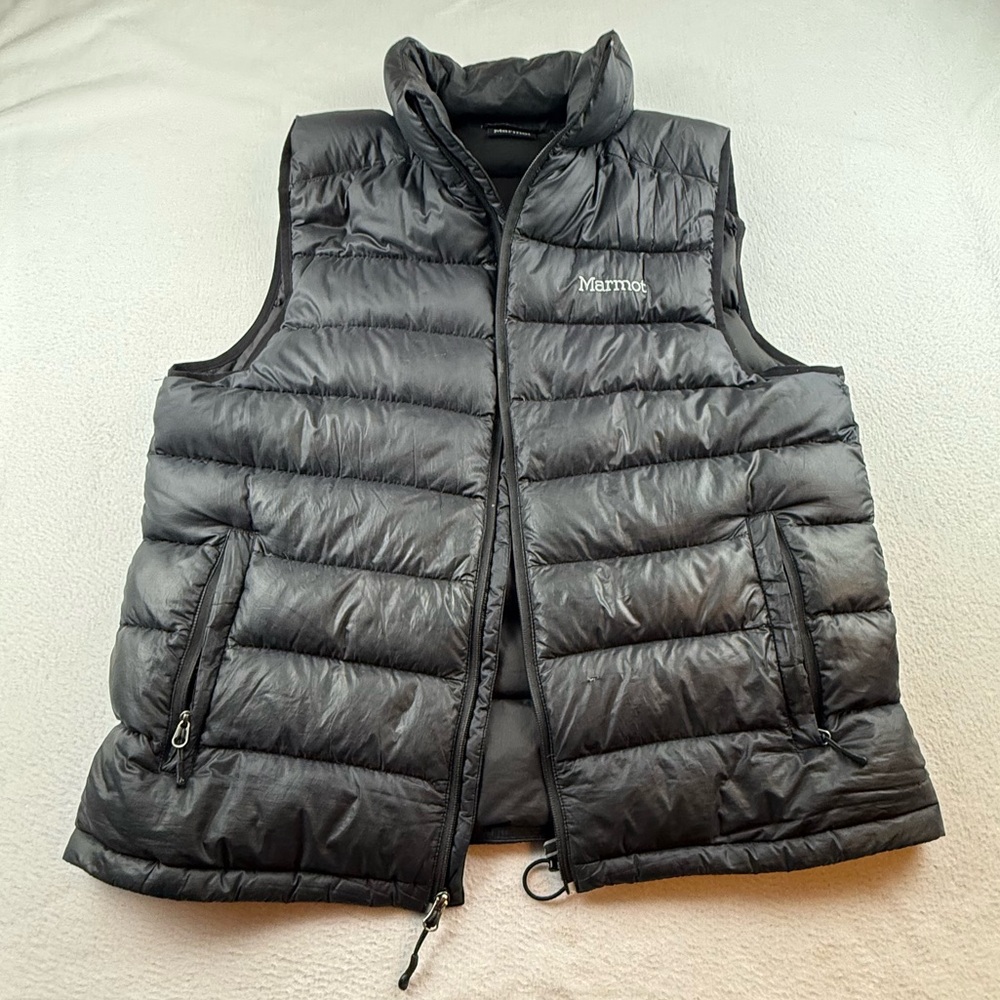 Marmot Black Puffer Vest men’s XL